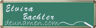 Elvira Bachler Visitenkarte